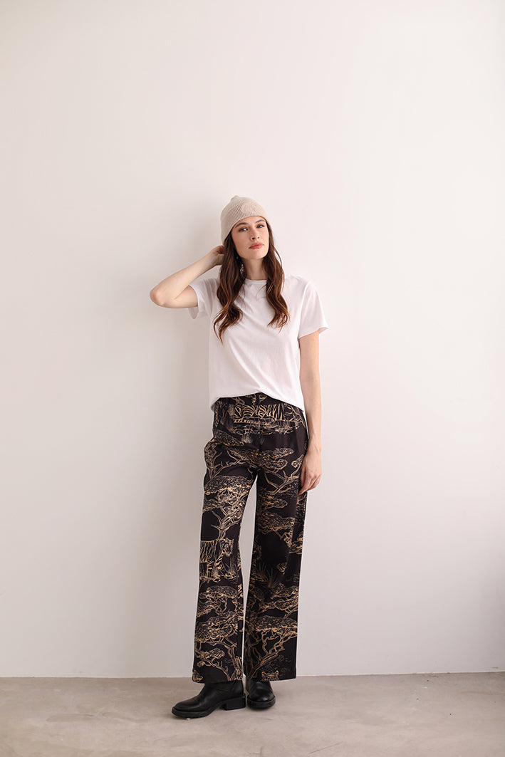 T-Shirt Cheetah White