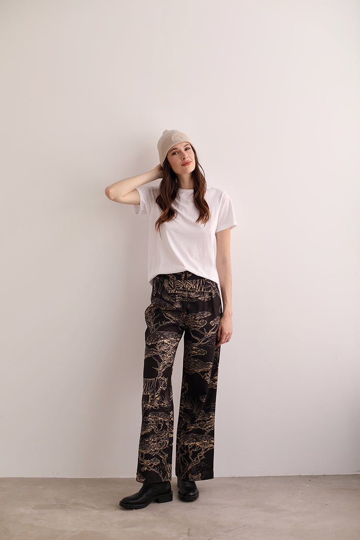 T-Shirt Cheetah White