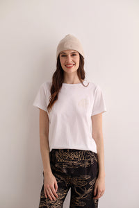 T-Shirt Cheetah White