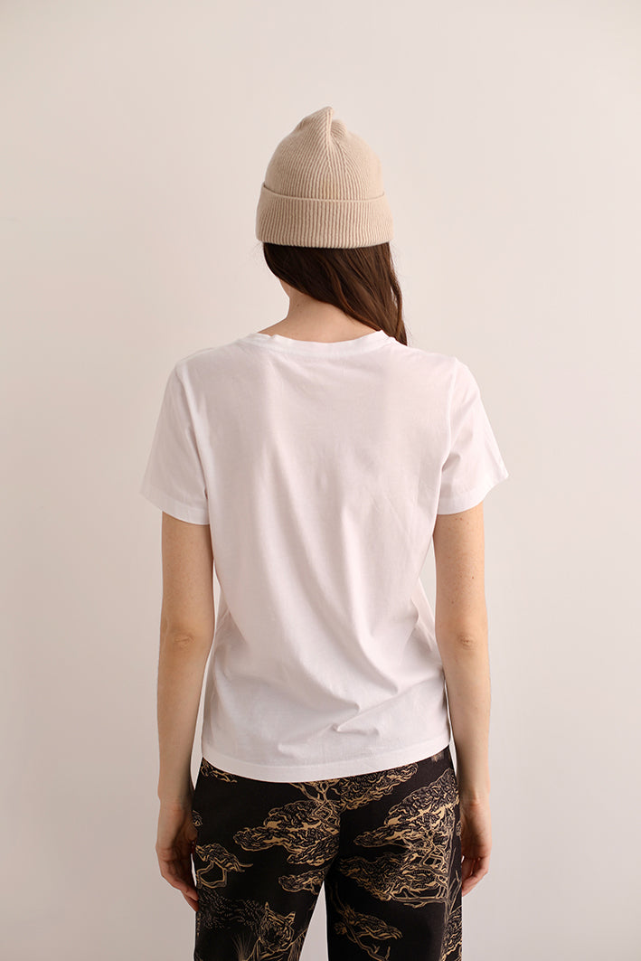 T-Shirt Cheetah White
