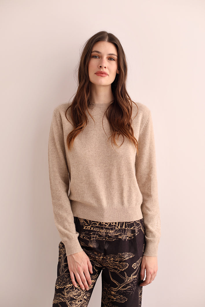 Sweater Lion Beige