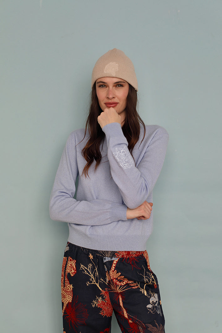 Sweater Lion Light Blue