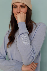 Sweater Lion Light Blue