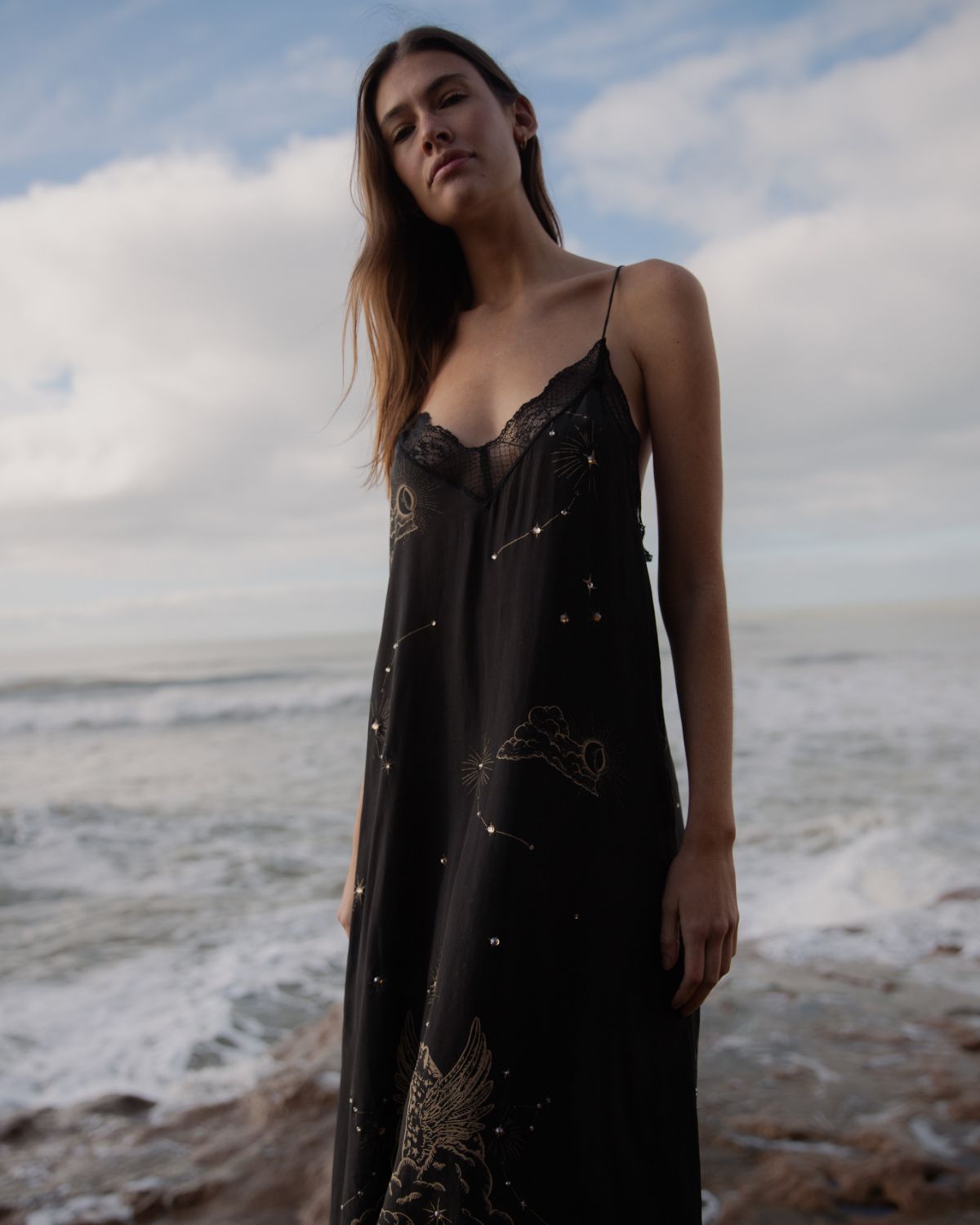 sea silk dress Silk Dress Italian Coast Green S