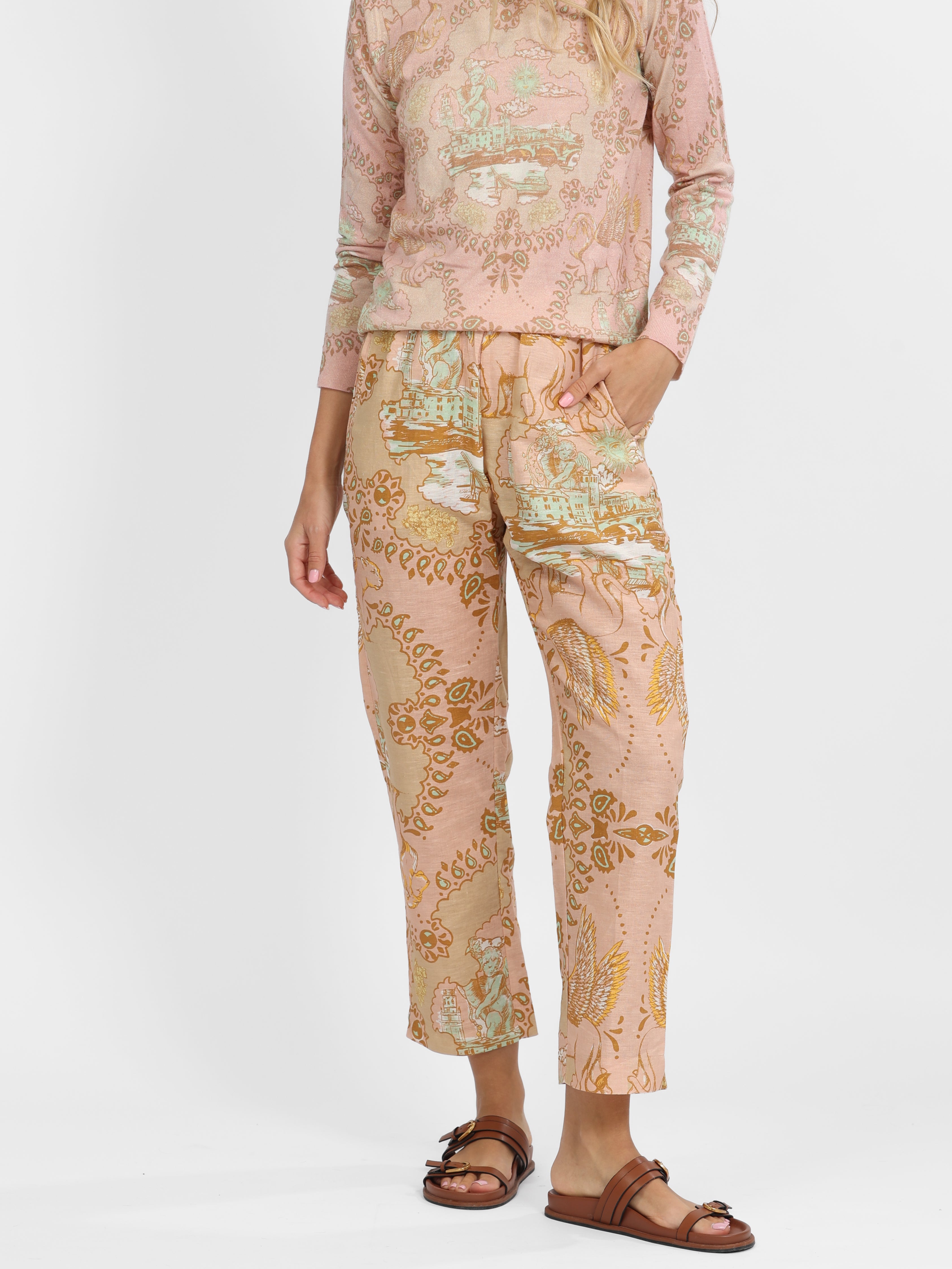 Pant Italian Coast Rose