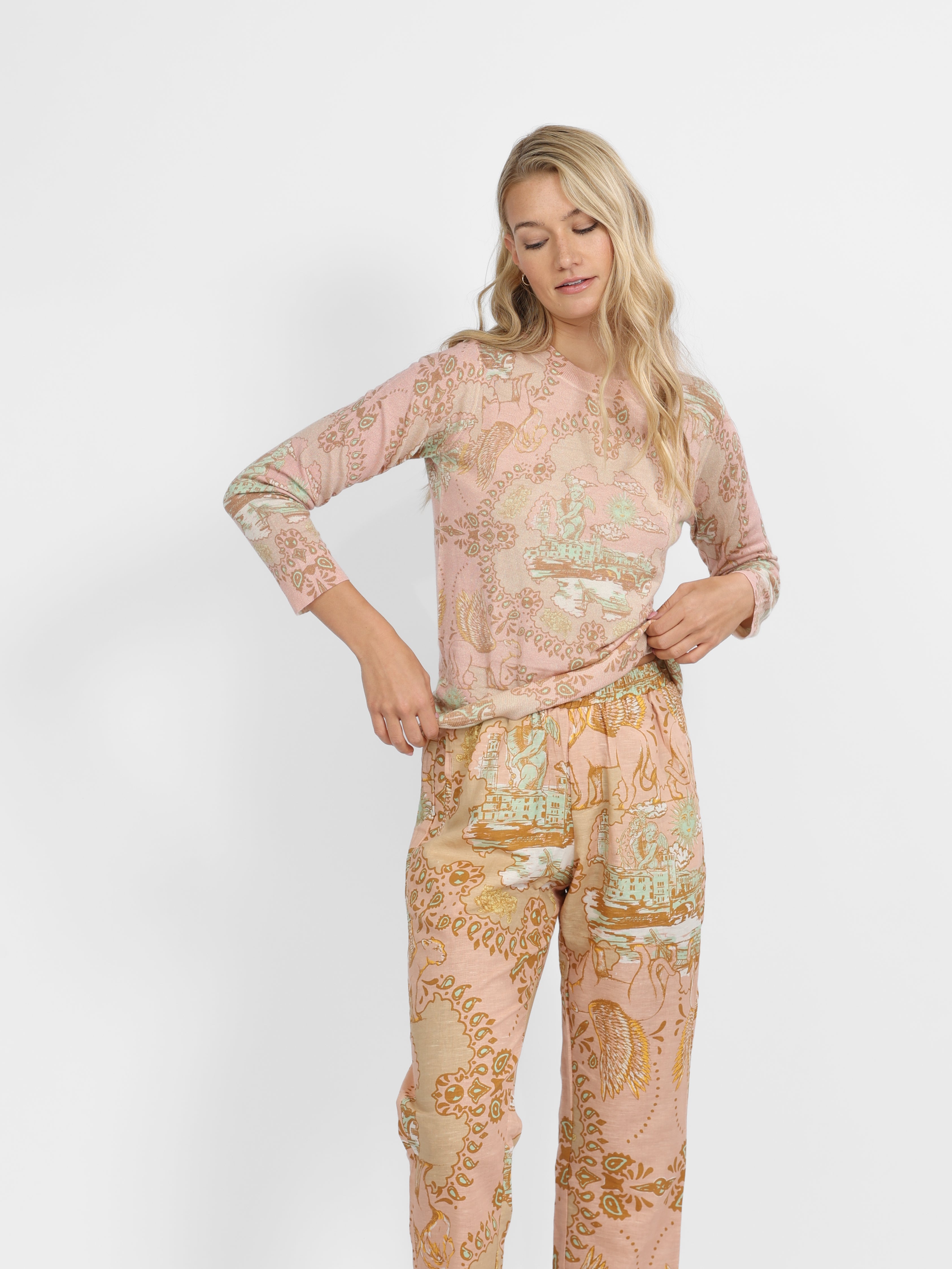 Sweater Cashmere Italian Coast Rose
