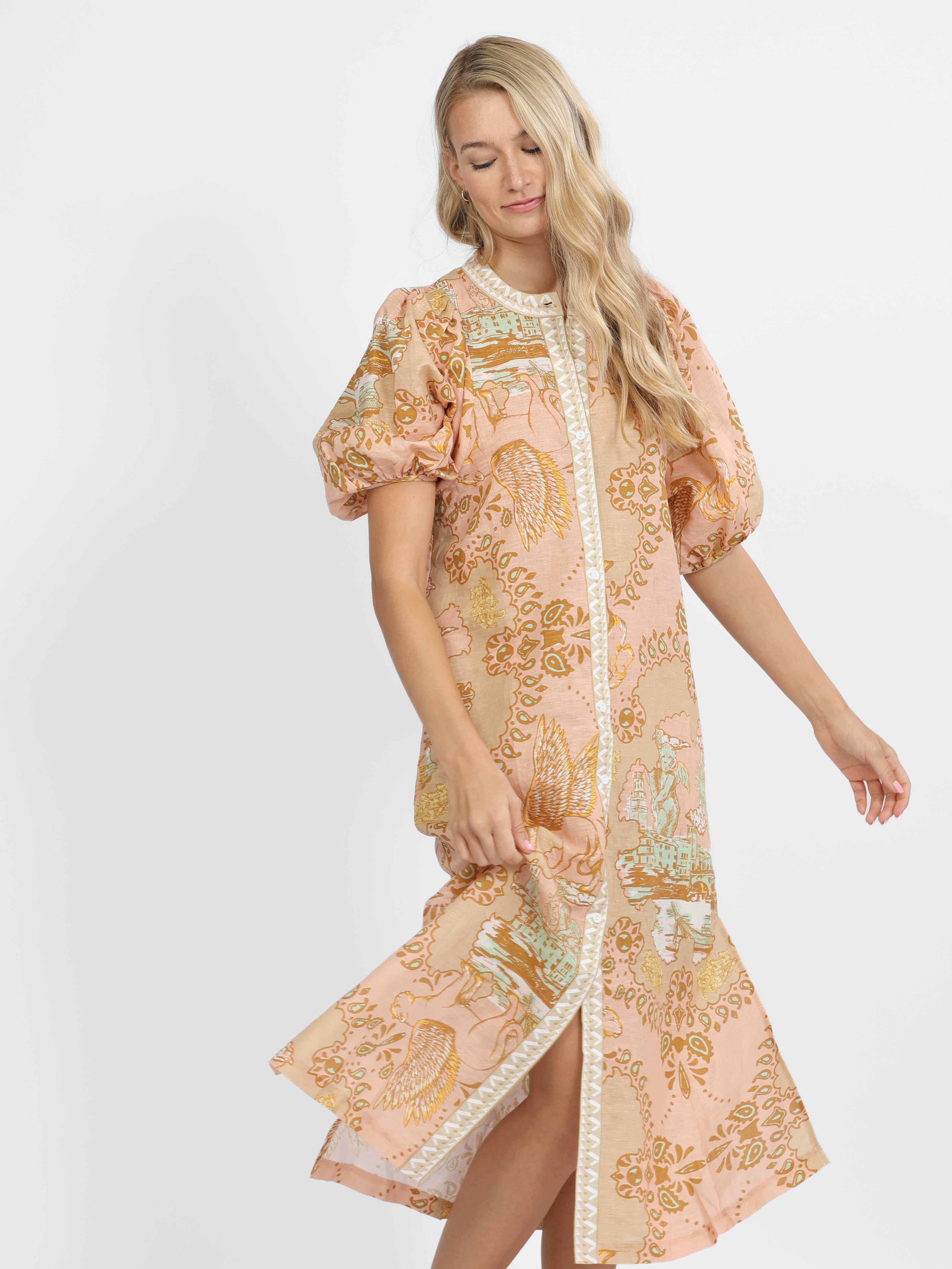 Tunic Italian Coast Rose