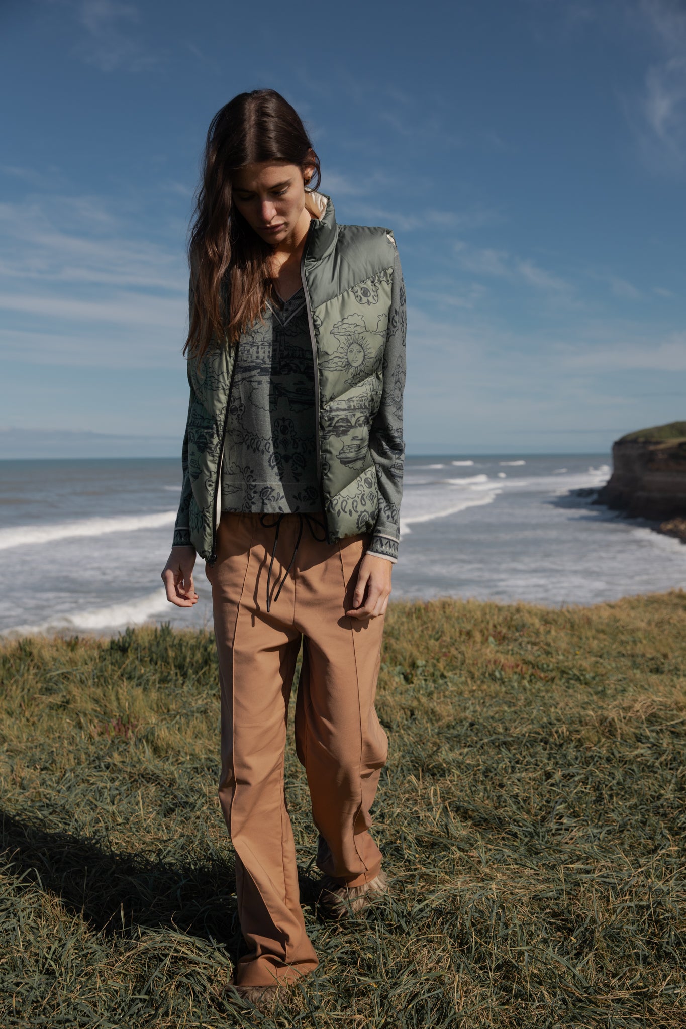 Pant Wild Side Landscape Camel
