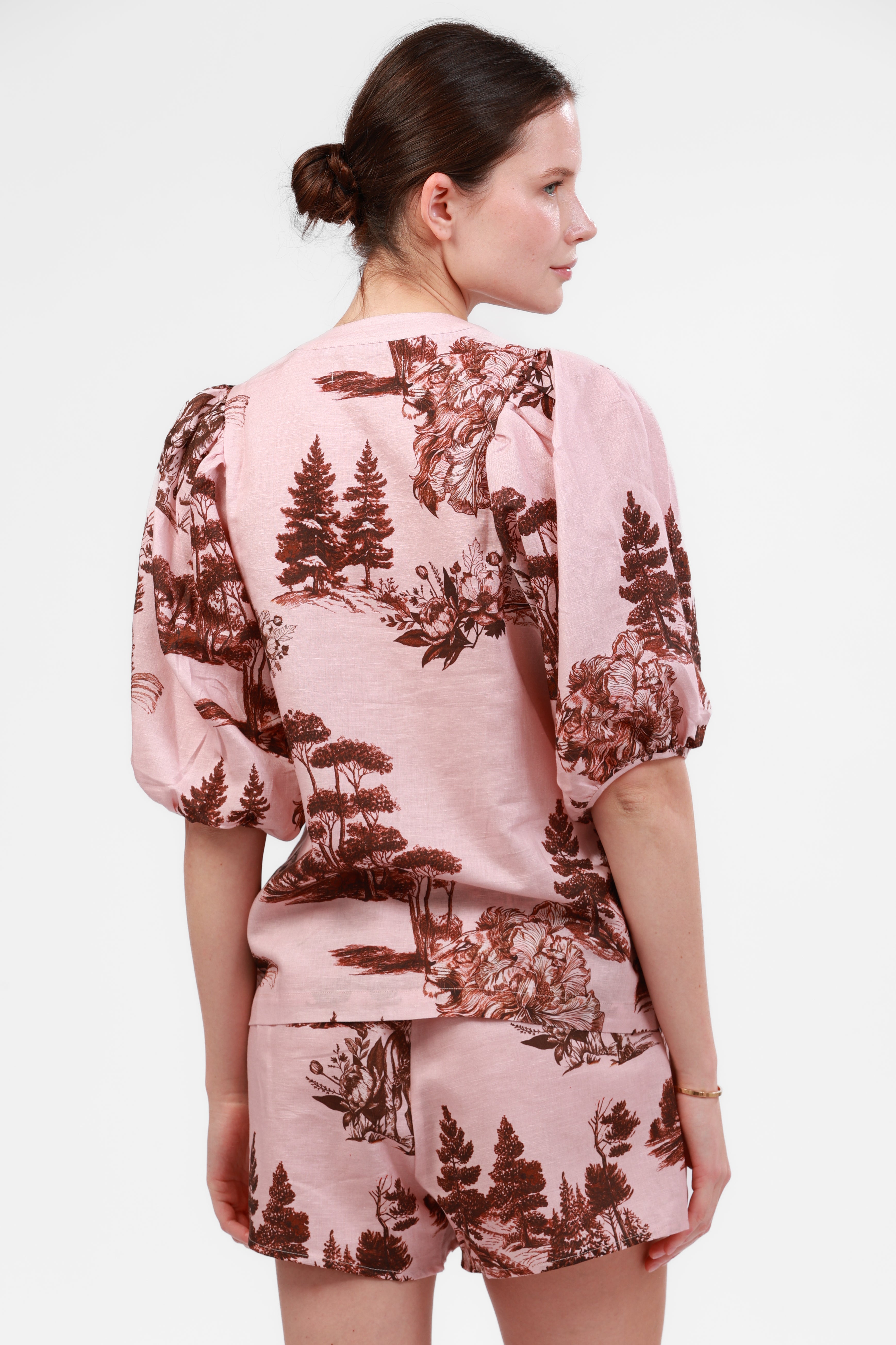 Balloon Shirt Landscape Rose