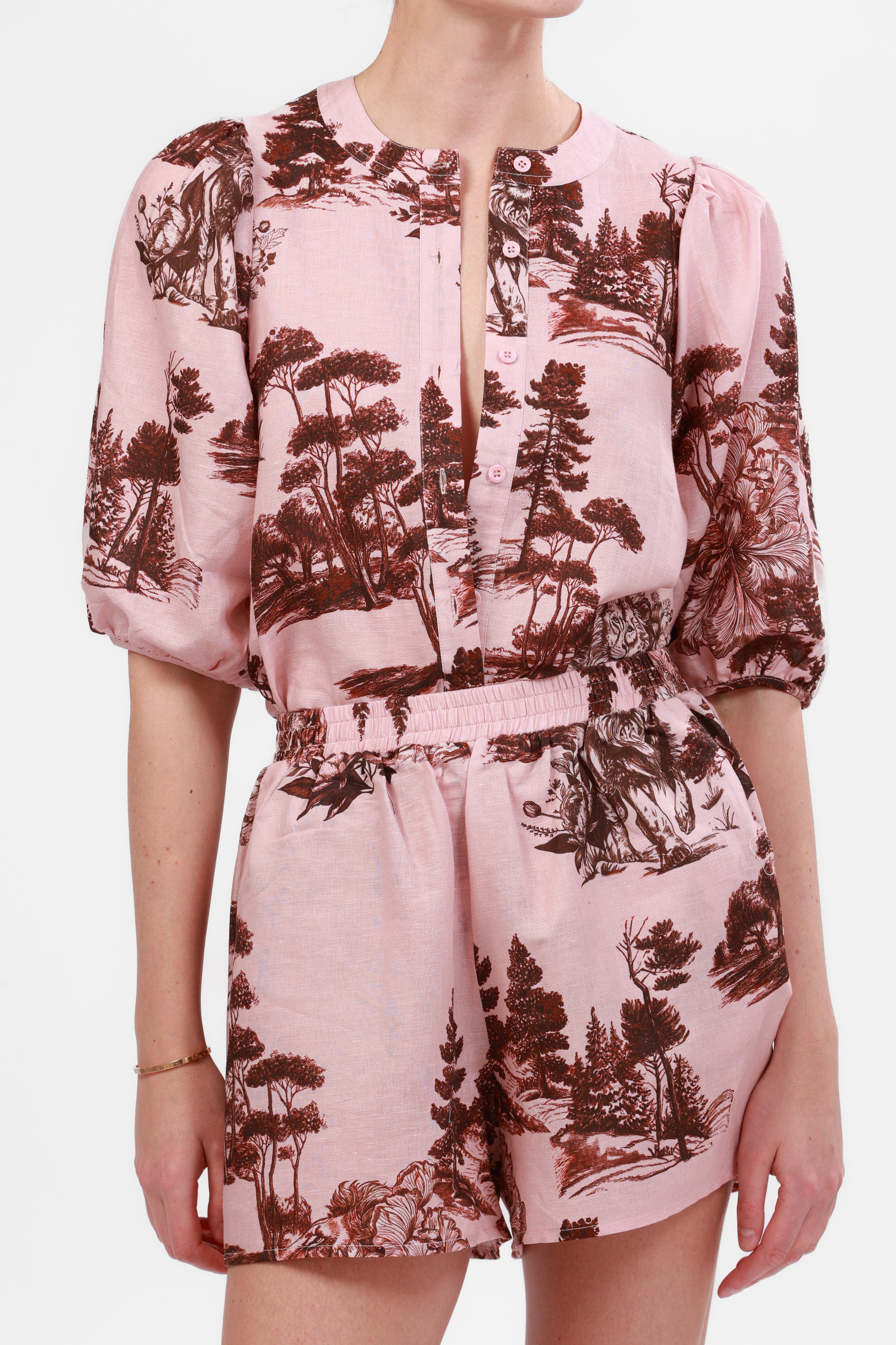 Balloon Shirt Landscape Rose