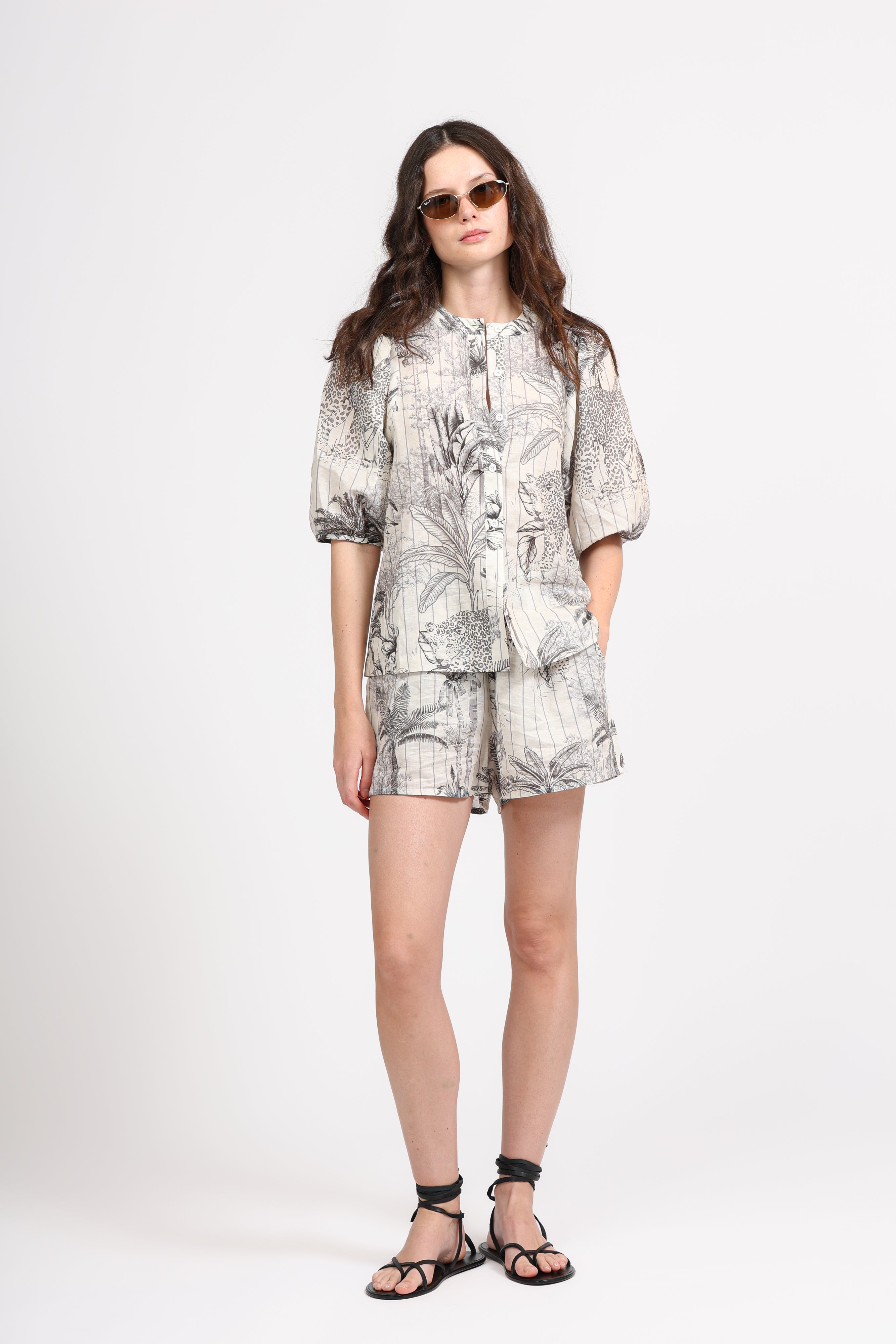 Balloon Shirt Tropique Ecru