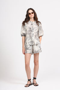 Balloon Shirt Tropique Ecru