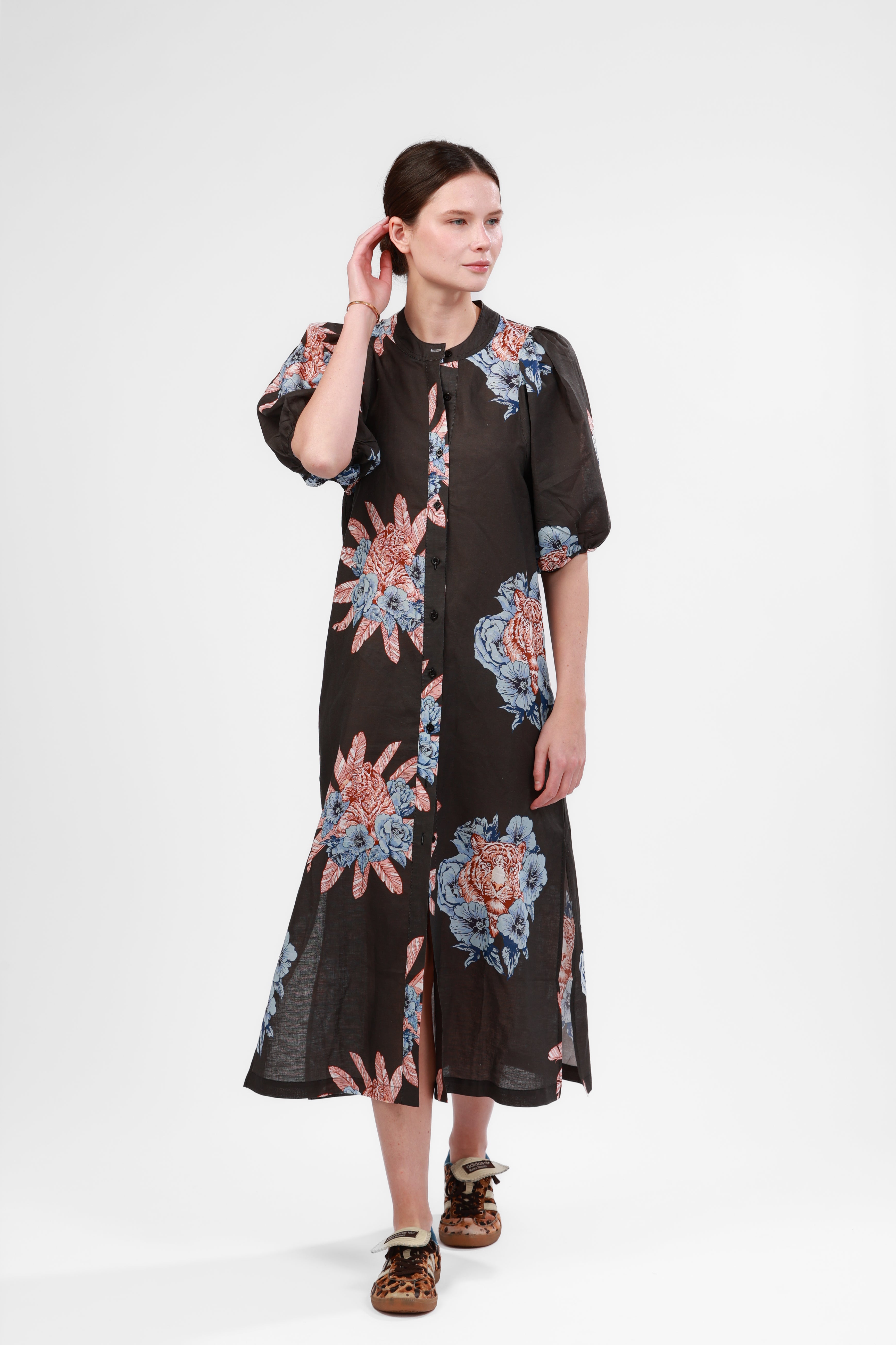 Tunic Tiger Bloom Grey