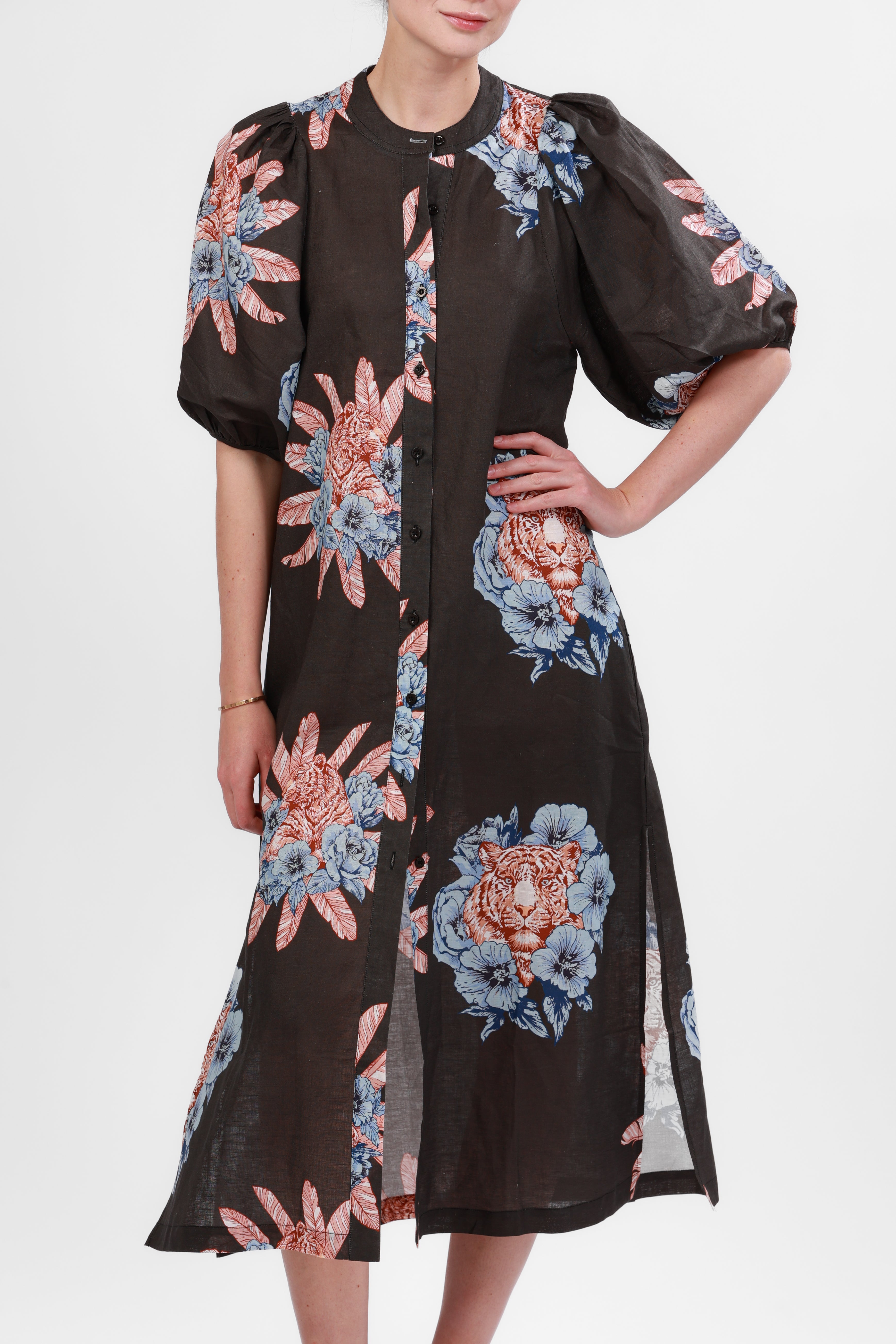 Tunic Tiger Bloom Grey