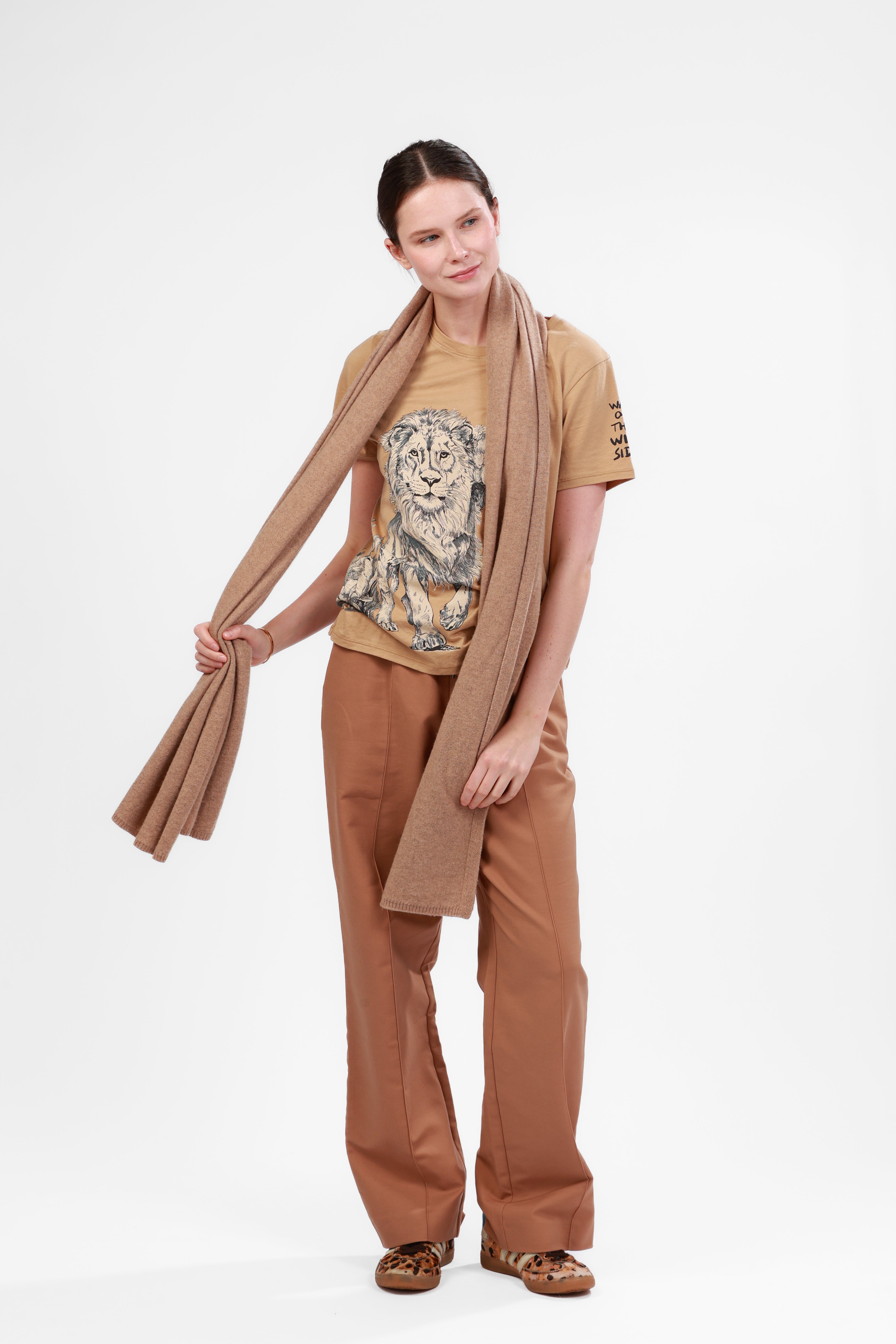 T-Shirt Wild Side Landscape Camel