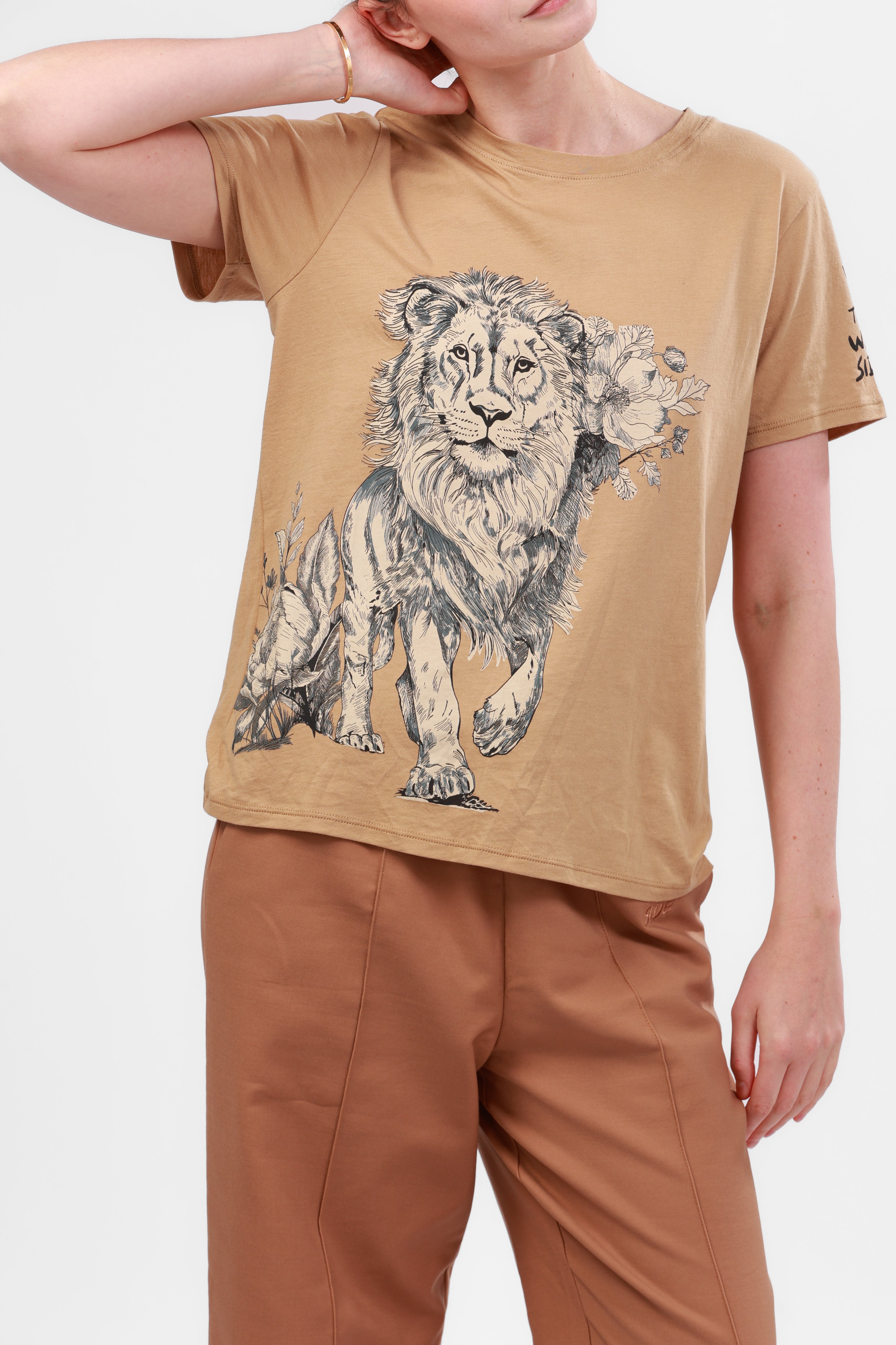 T-Shirt Wild Side Landscape Camel