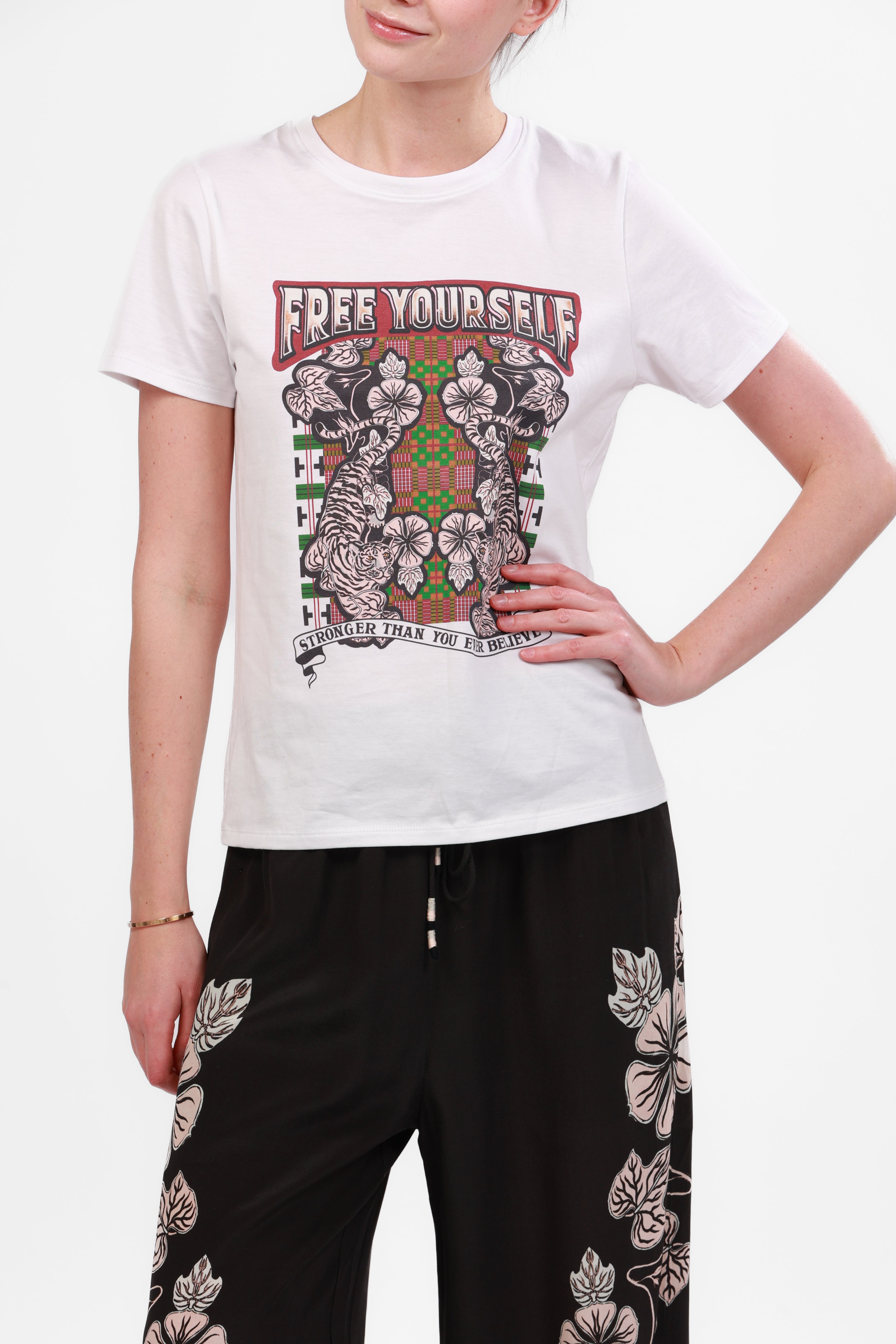 T-Shirt Free Yourself Blossom White