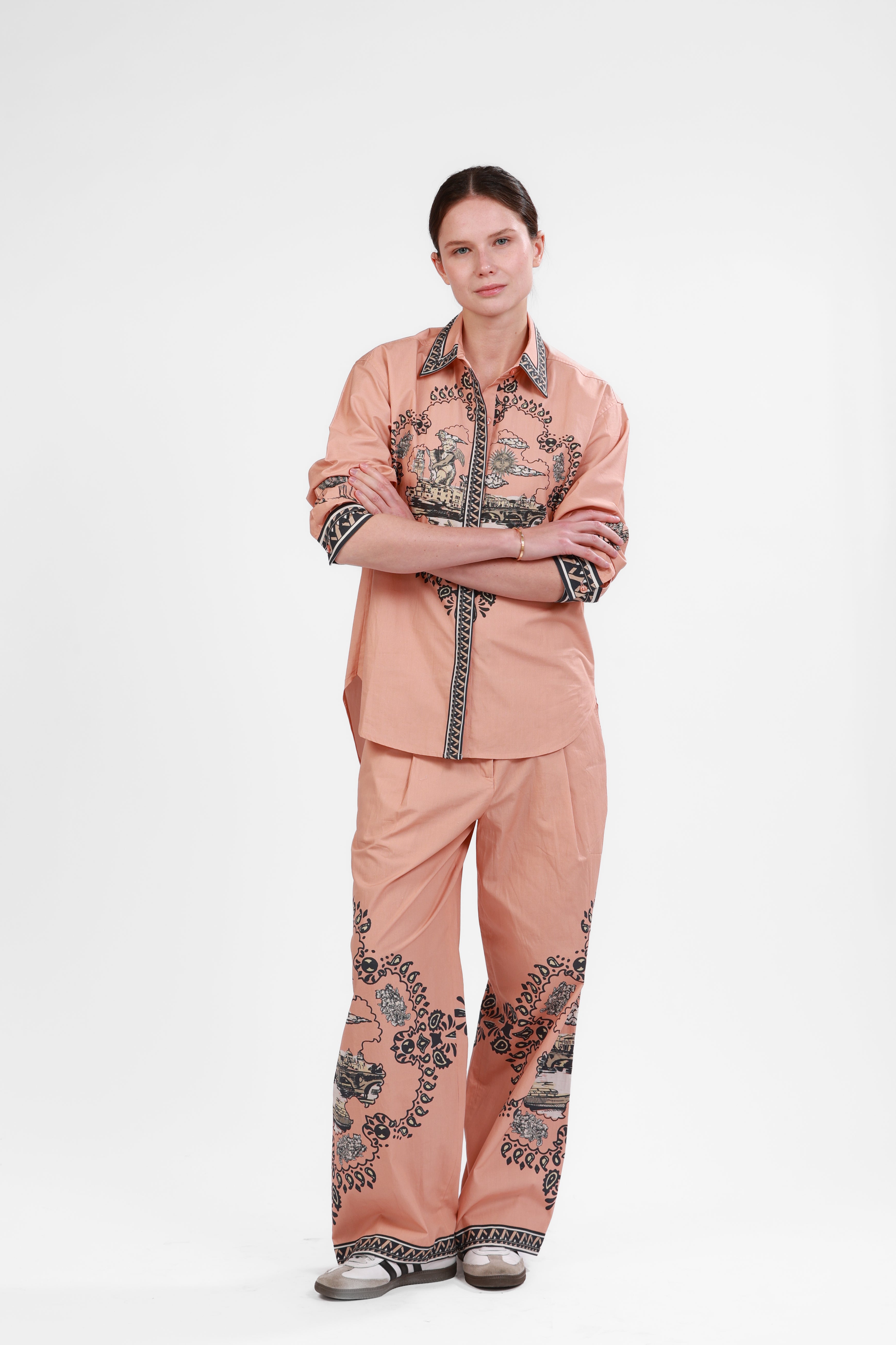 Poplin Shirt Italian Coast Pink
