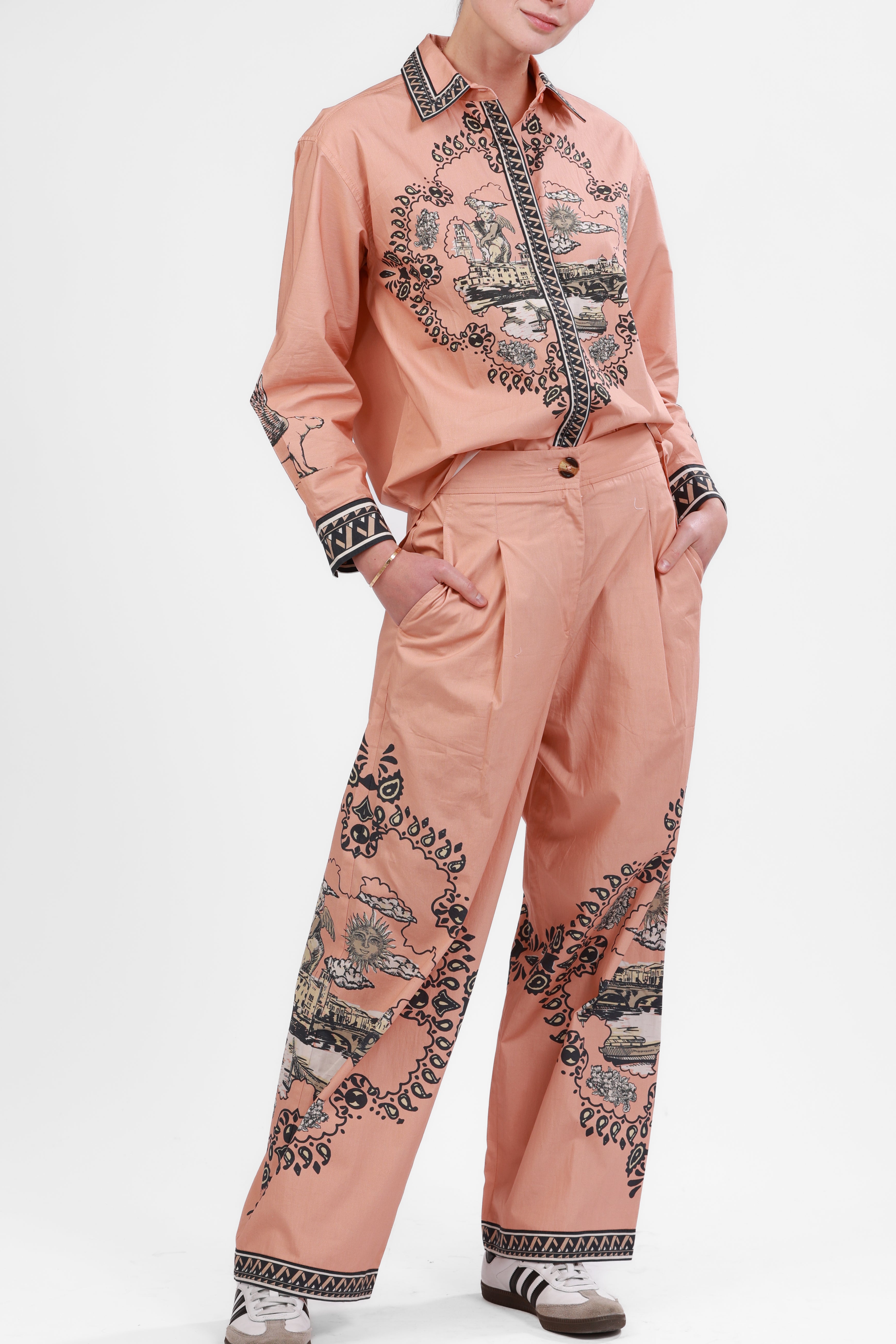 Poplin Shirt Italian Coast Pink