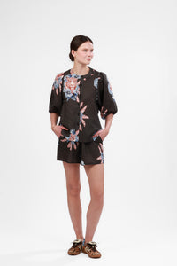 Balloon Shirt Tiger Bloom Grey