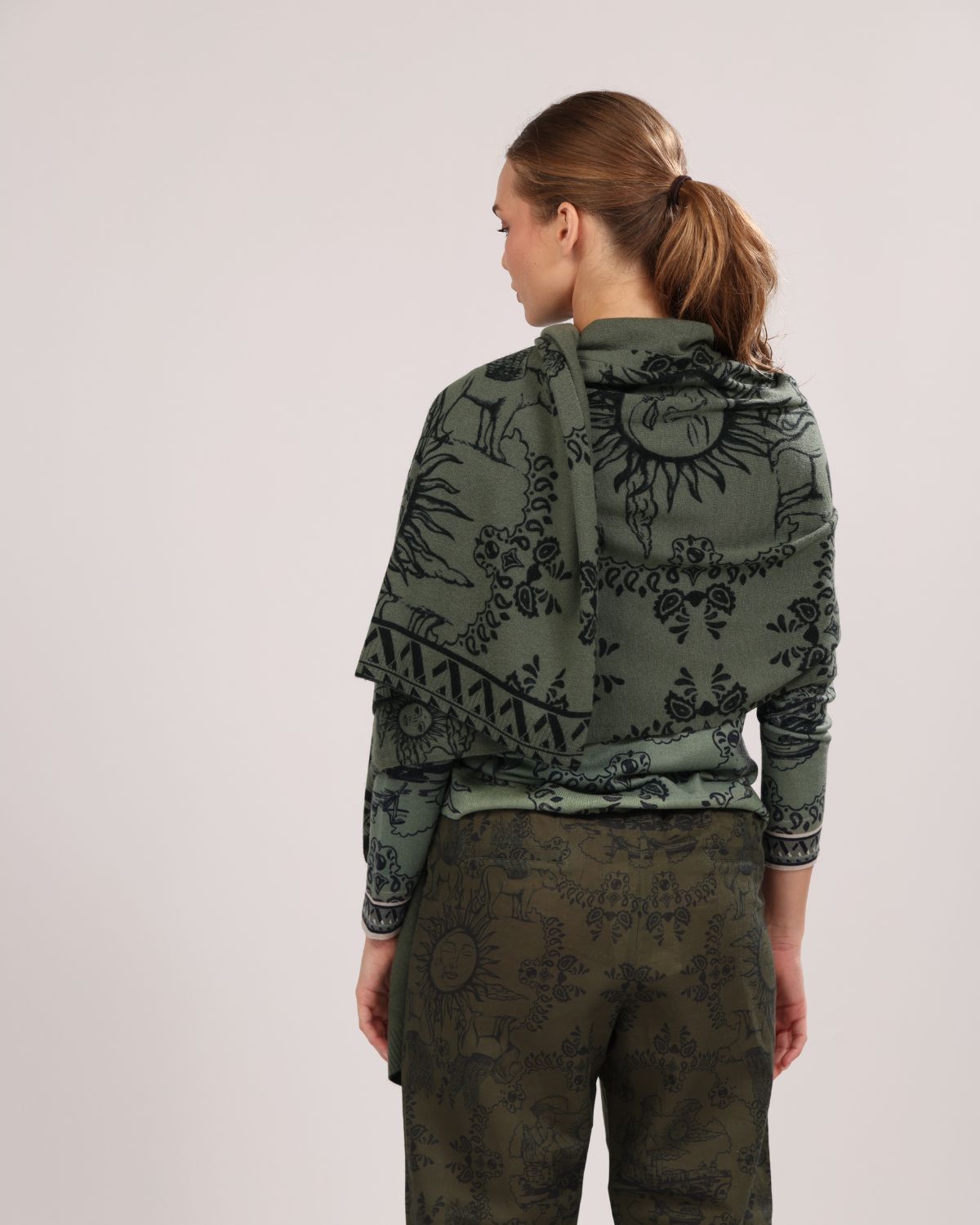 Throw Italian Coast Green