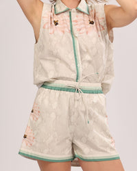 Poplin Short Skin Flower