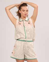 Poplin Shirt Skin Flower