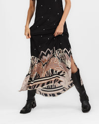 Silk Dress Lotus Tiger Eclipse