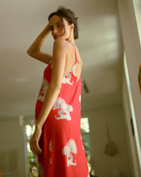 Dress Cleo Panther Red