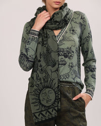Throw Italian Coast Green