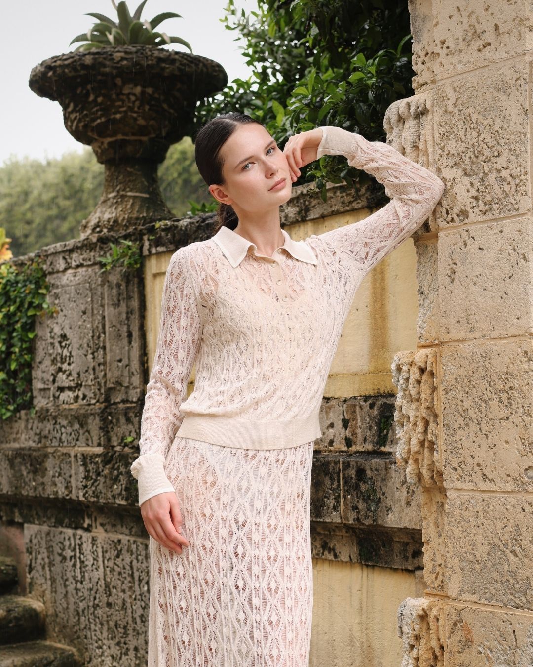 Sweater Camel Knitted