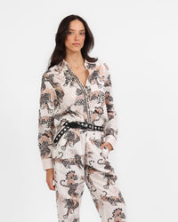Shirt Lotus Tiger Ecru
