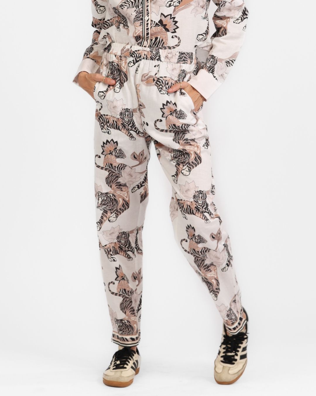 Pant Lotus Tiger Ecru