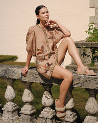 Balloon Shirt Bali Tiger Rose