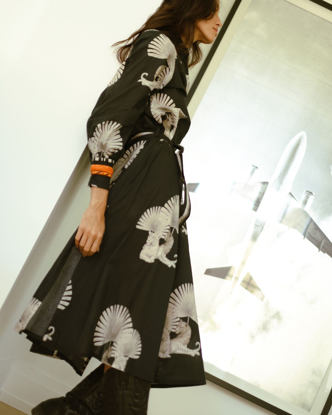 Tunic Cleo Panther Black