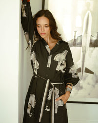 Tunic Cleo Panther Black