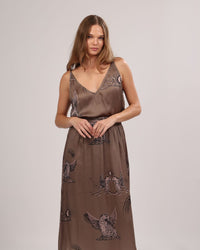 Silk Top Astrology Green