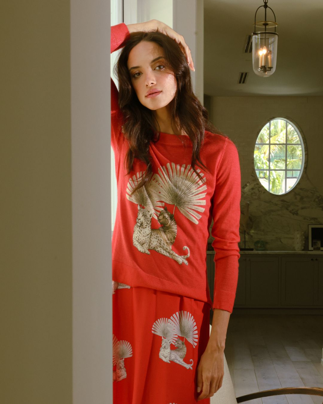 Sweater Cashmere Cleo Panther