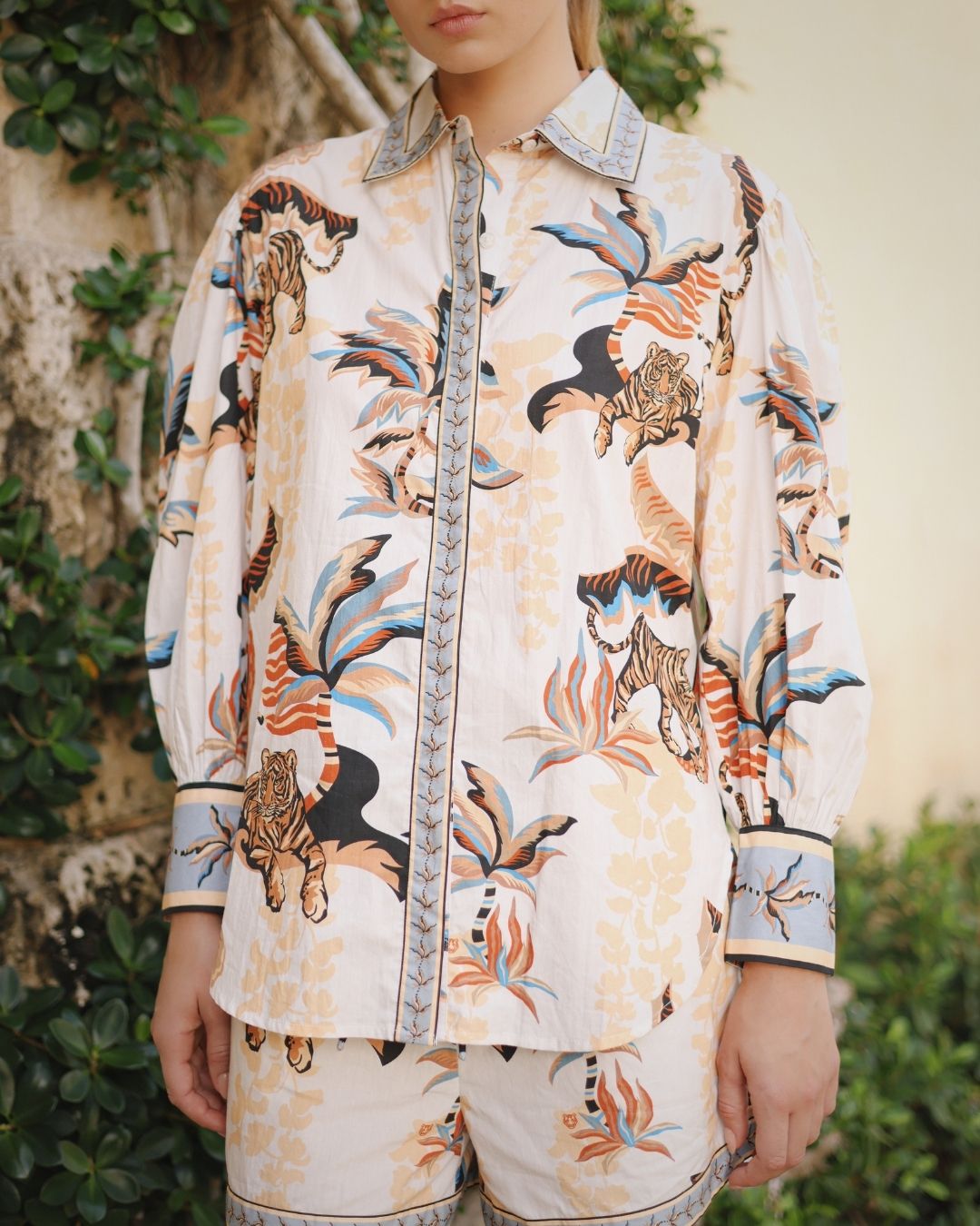 Shirt Bali Tiger White