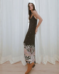 Silk Dress Lotus Tiger Eclipse