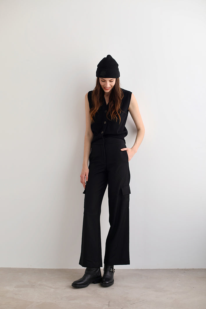 Wool Pant Lion Black