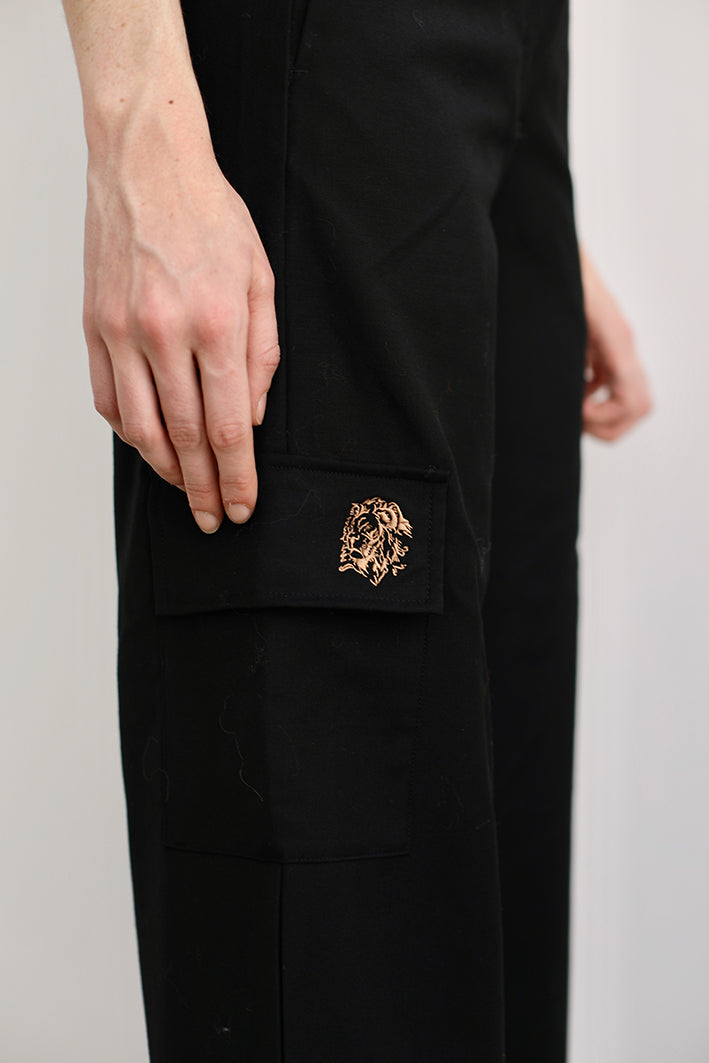 Wool Pant Lion Black