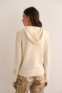 Hoodie Cheetah Cream
