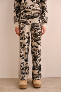 Pant Safari White & Black