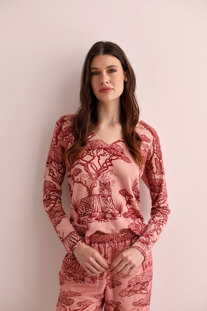 Sweater Cashmere Safari Pink