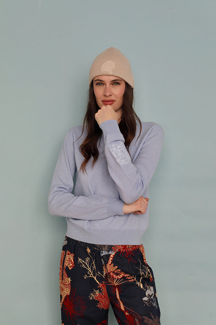 Sweater Lion Light Blue