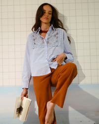 Shirt Lace Light Blue