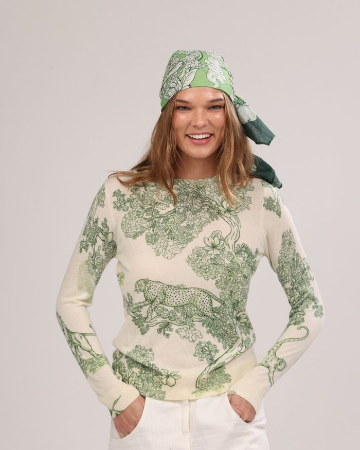 Sweater Cashmere Africa Green