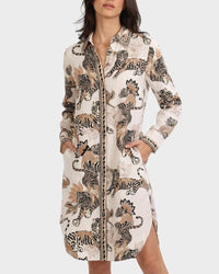 Tunic Lotus Tiger White