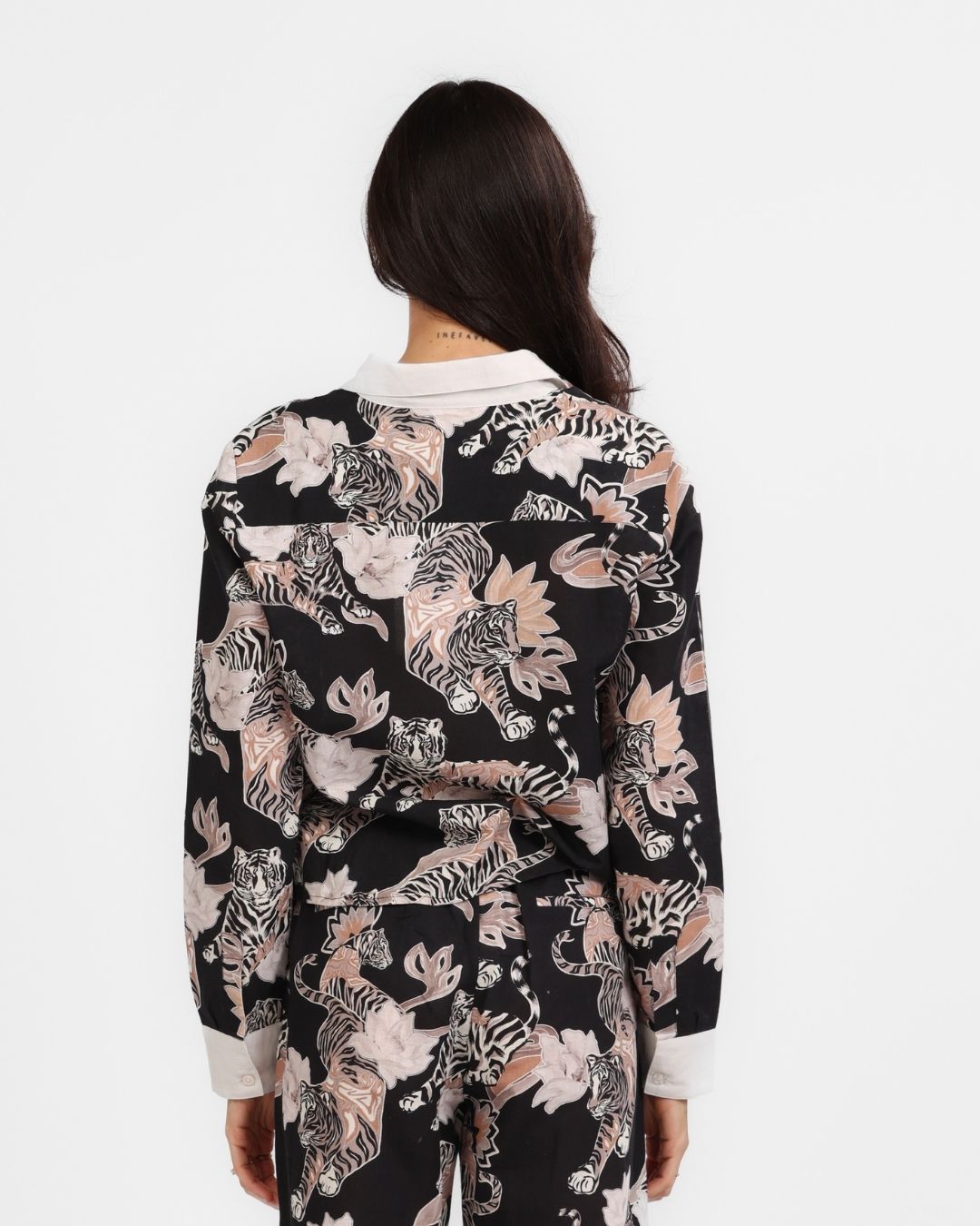 Shirt Lotus Tiger Black